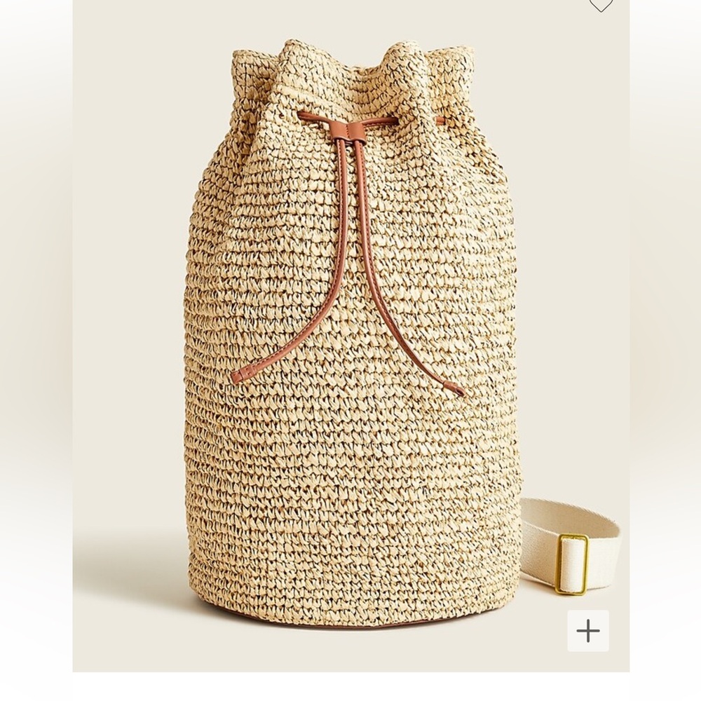 J.Crew Large woven sling bag